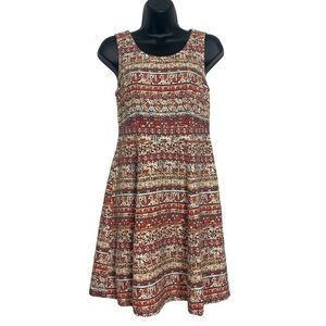 Euc Forever 21 Boho midi dress, linen blend, size Small